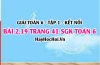 Bài 2.19 SGK Toán 6 tập 1 Kết nối tri thức